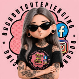 Ouch But Cute Piercing logo